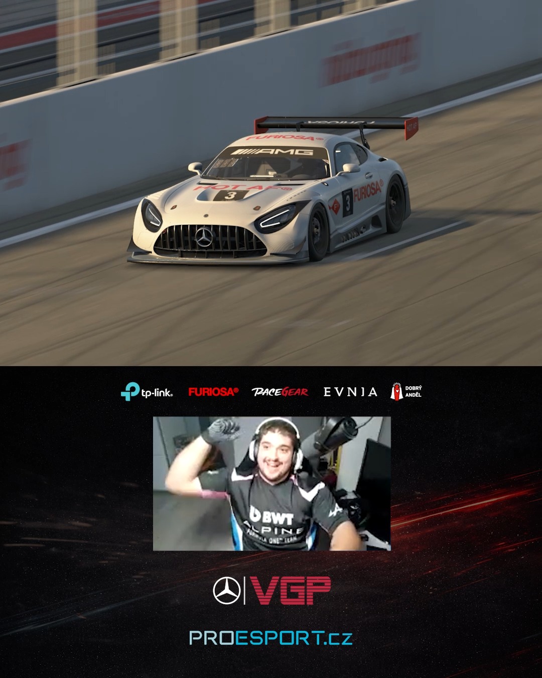 První vítězství závodníka